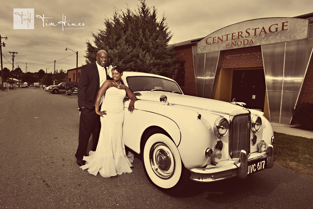 Charlotte Wedding Bride and Groom at Centerstage Noda photographer