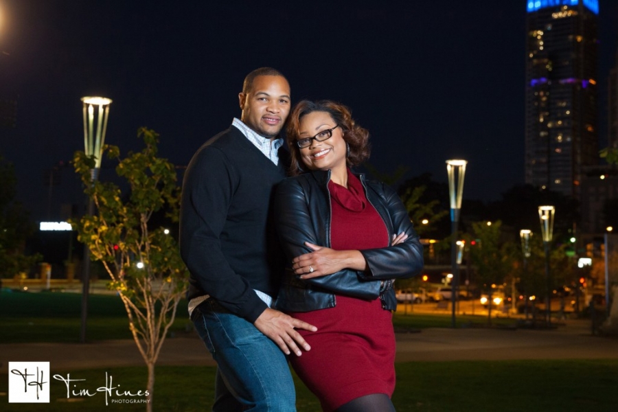 charlotte engagement Romare bearden park