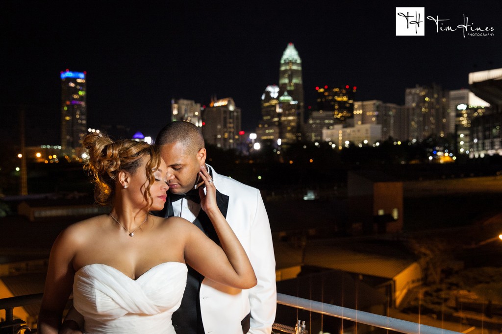 roof with a view wedding Charlotte photographer 